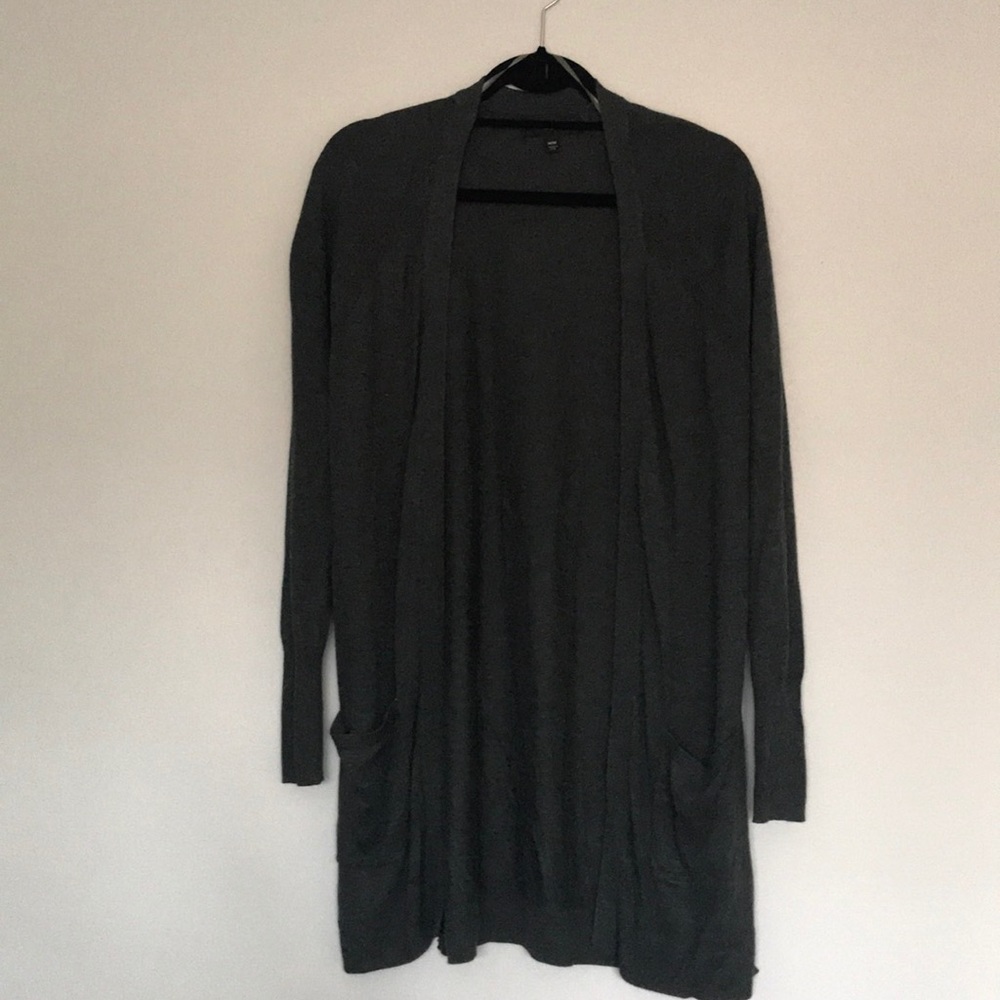 Dark grey long sweater